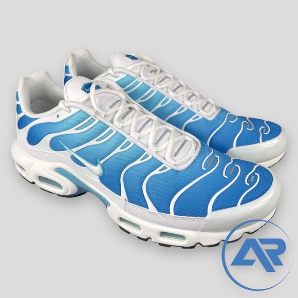 Nike Air Max Plus 'Sky Blue' White Men's Sizes 852630-411 - Picture 2 of 7